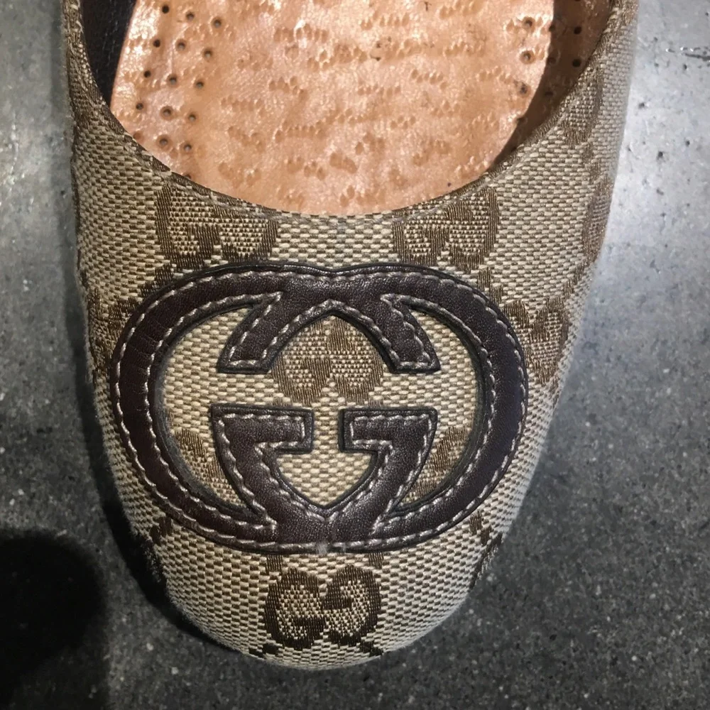 Gucci logo flat - Size 36.5 - Picture 4 of 6